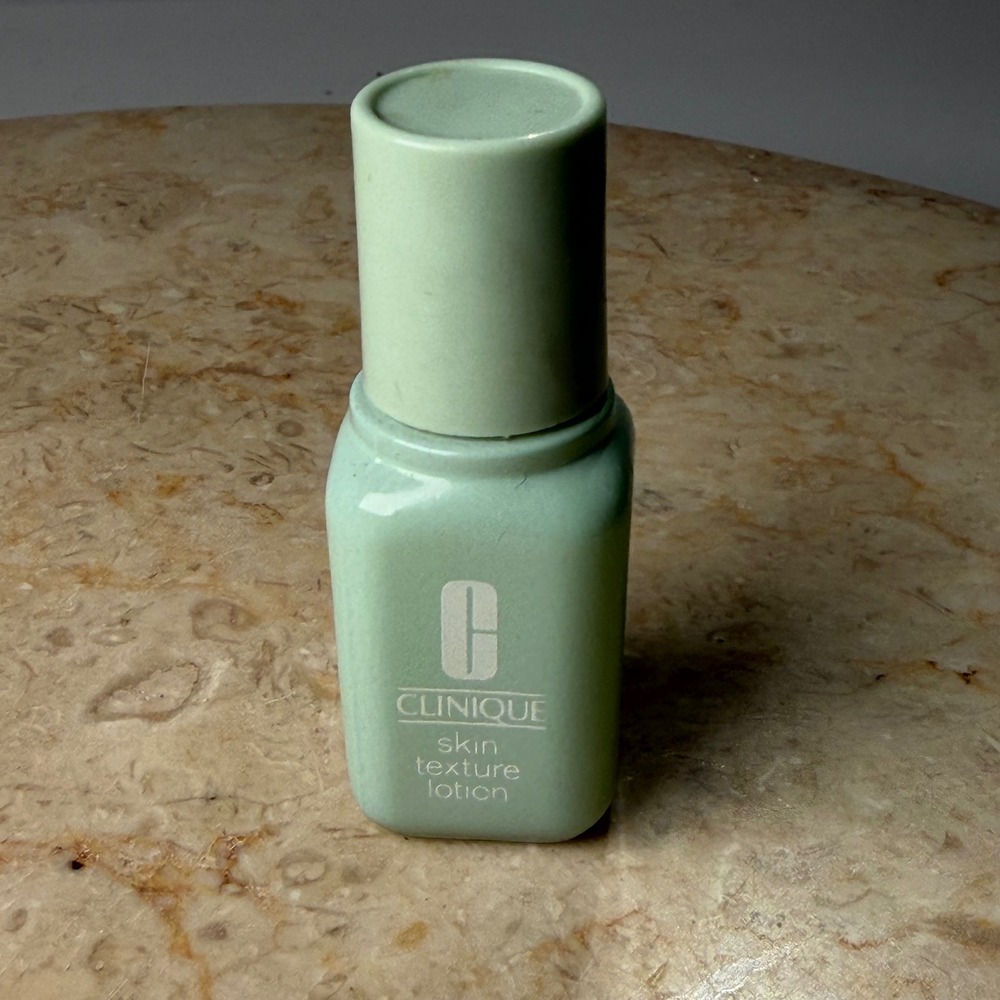 Clinique Skin Texture Lotion 0.25 fl oz Green Vintage Mini Travel Size Bottle